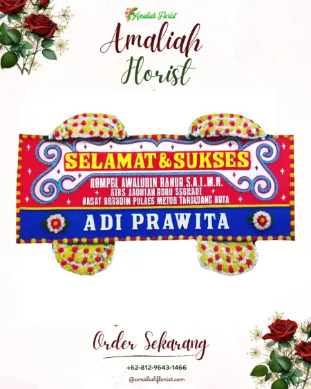 Papan Bunga Ucapan Selamat Ciampel