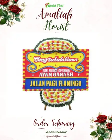 Sewa Papan Bunga Ciampel
